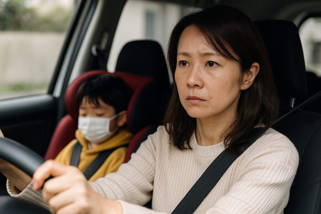 保護者の運転に関する法律上の注意