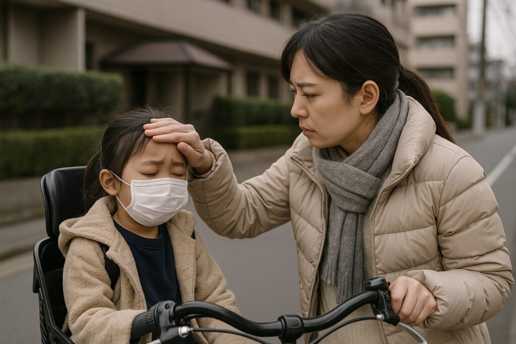 熱があるとき自転車で病院へ行く際の注意点と対策