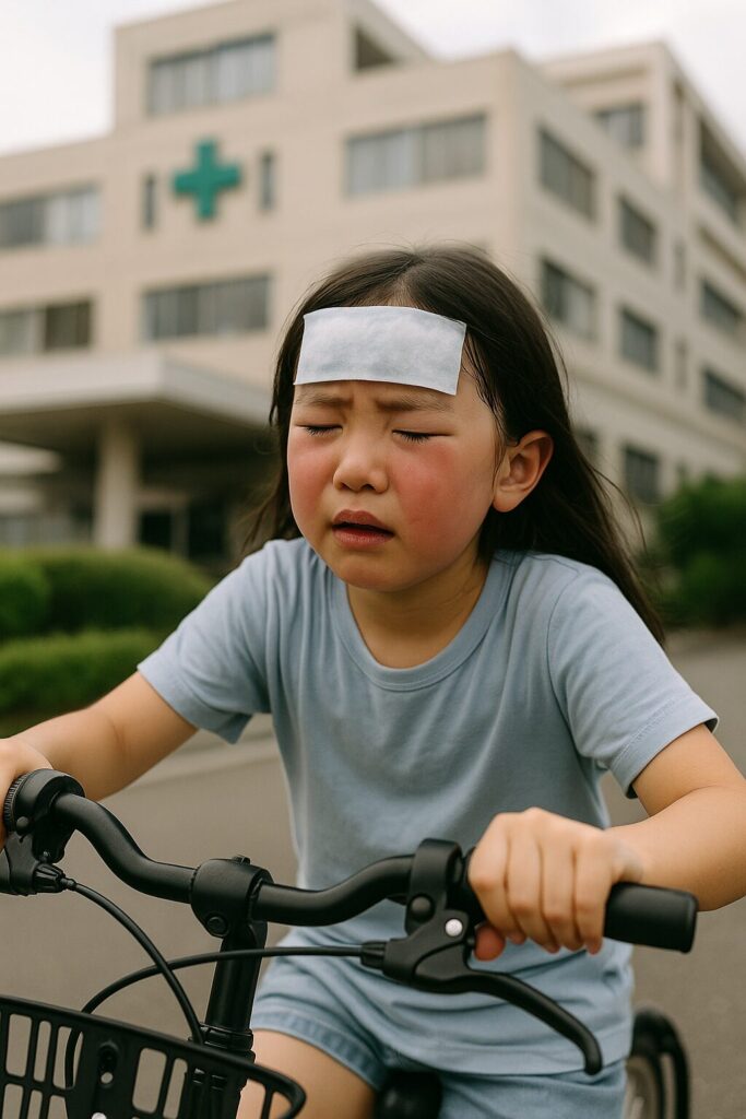 小学生の発熱と自転車利用の是非