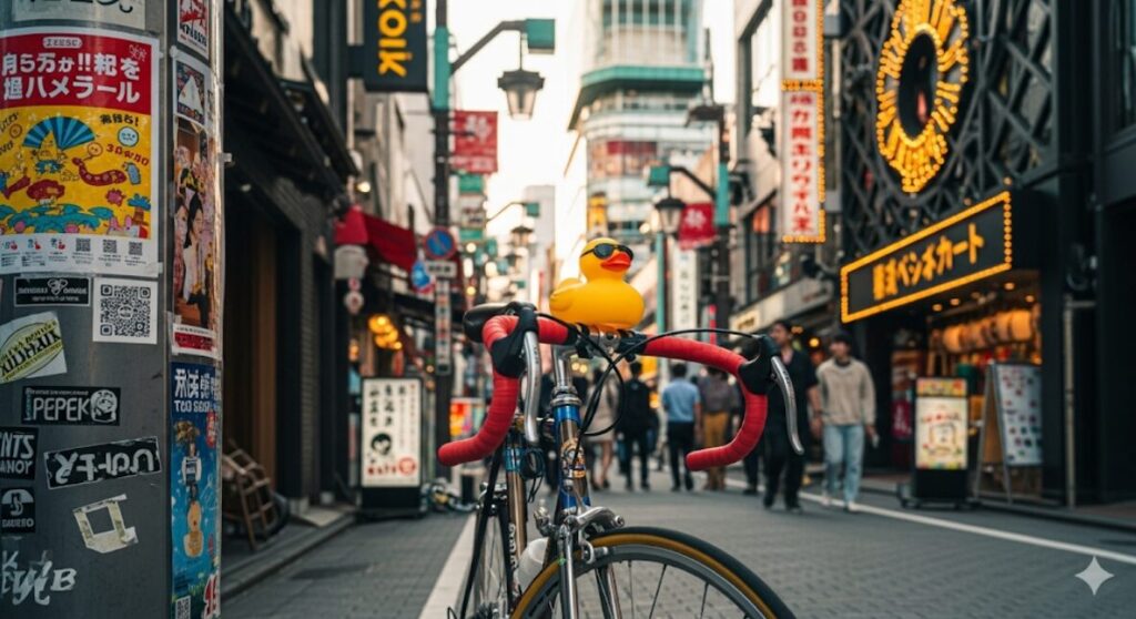 自転車になぜ付ける？流行った意味とは