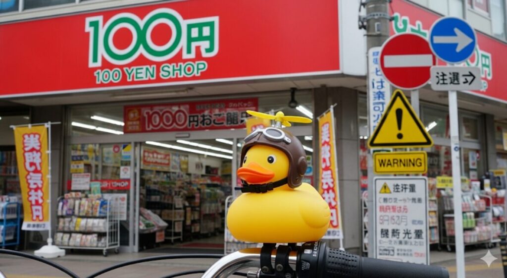 自転車アヒルの付け方｜100均での買い方から注意点まで