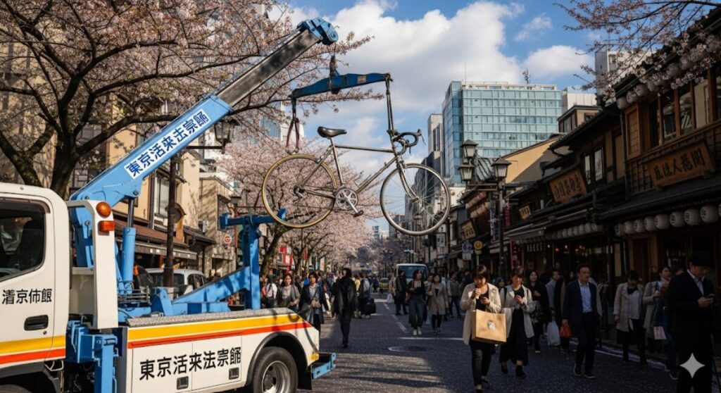 自転車の撤去は土日も実施されるのか解説