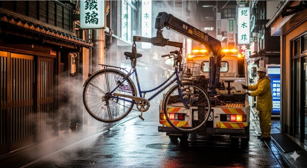 撤去されやすい時間帯や夜の可能性